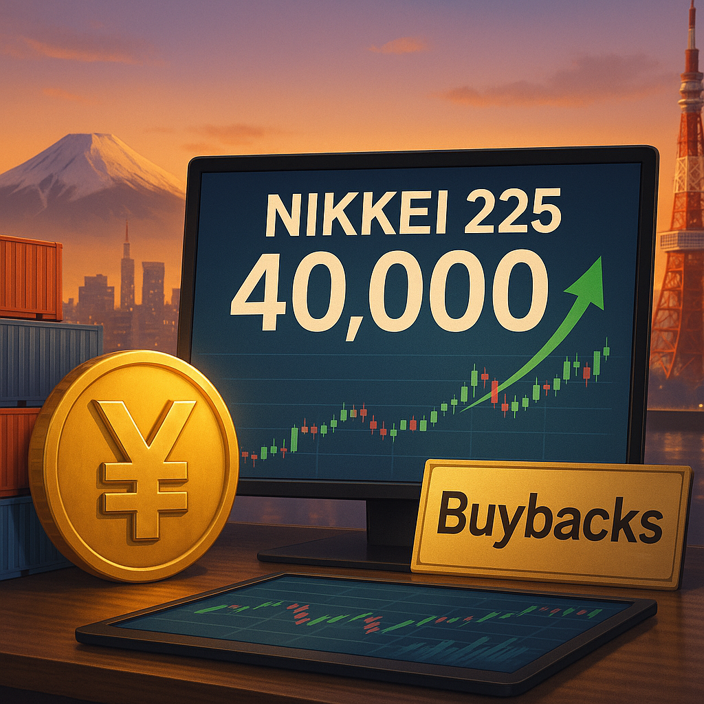 Nikkei 225 export boom